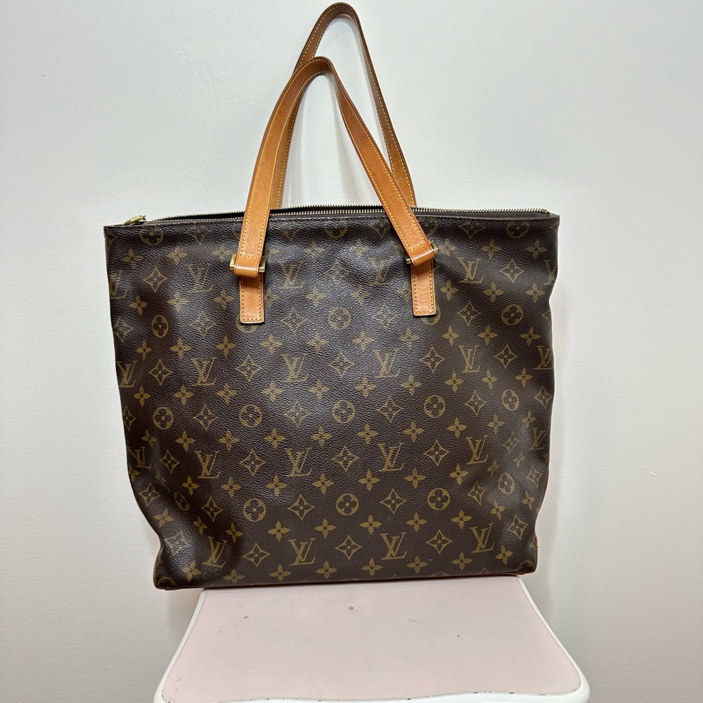 Authentic Louis Vuitton Large Cabas Mezzo Tote